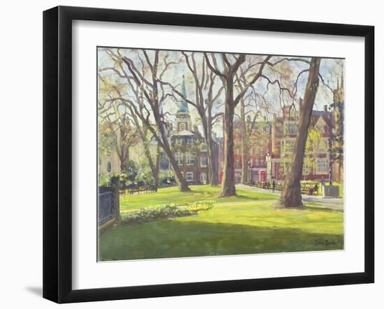 Mount Street Gardens, London-Julian Barrow-Framed Giclee Print