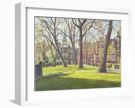 Mount Street Gardens, London-Julian Barrow-Framed Giclee Print