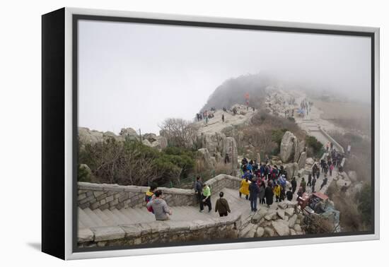 Mount Taishan, UNESCO World Heritage Site, Taian, Shandong province, China, Asia-Michael Snell-Framed Premier Image Canvas