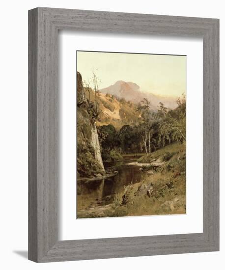 Mount Tamalpais from Lagunitas Creek, 1878-William Keith-Framed Giclee Print