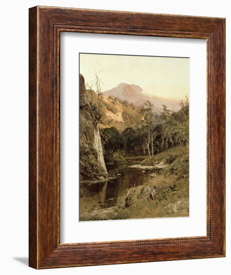 Mount Tamalpais from Lagunitas Creek, 1878-William Keith-Framed Giclee Print