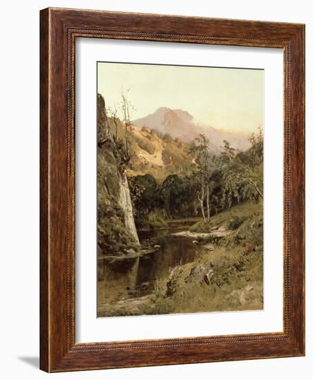 Mount Tamalpais from Lagunitas Creek, 1878-William Keith-Framed Giclee Print