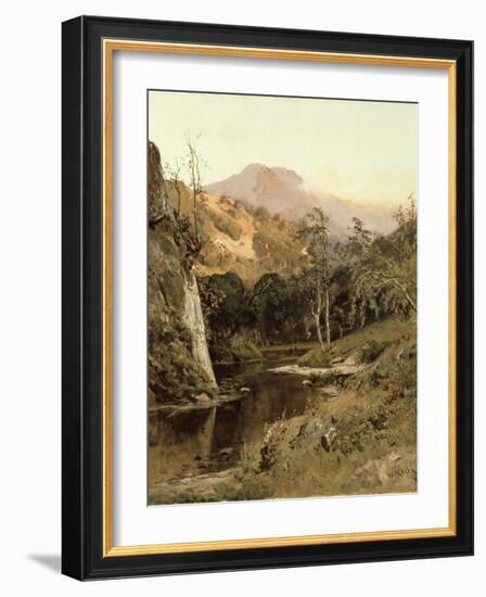 Mount Tamalpais from Lagunitas Creek, 1878-William Keith-Framed Giclee Print