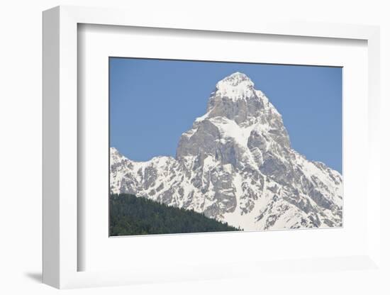 Mount Ushba, Svaneti, Georgia-Michael Runkel-Framed Photographic Print