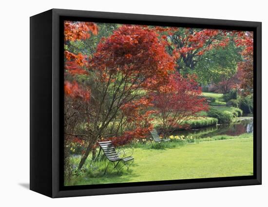 Mount Ushmore Gardens, County Wicklow, Leinster, Republic of Ireland (Eire)-Michael Busselle-Framed Premier Image Canvas