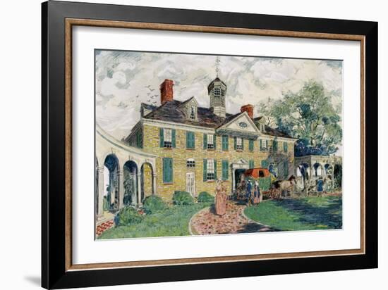 Mount Vernon, Near Alexandria, Virginia, USA, C18th Century-James Preston-Framed Giclee Print