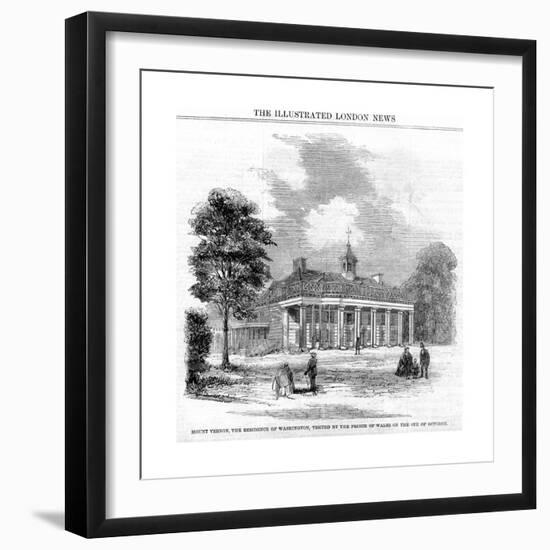 Mount Vernon, the Residence of Washington, 19th Century-null-Framed Giclee Print