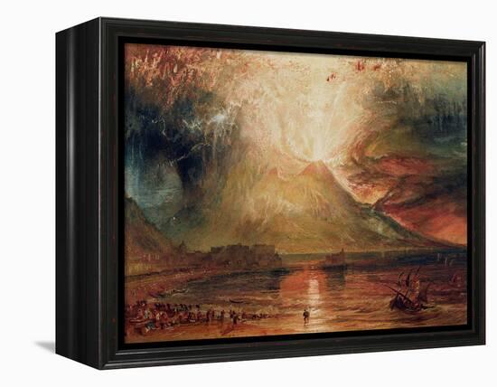 Mount Vesuvius in Eruption, 1817 (W/C on Paper)-JMW Turner-Framed Premier Image Canvas