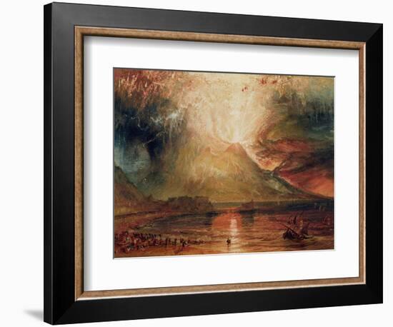 Mount Vesuvius in Eruption, 1817 (W/C on Paper)-JMW Turner-Framed Premium Giclee Print