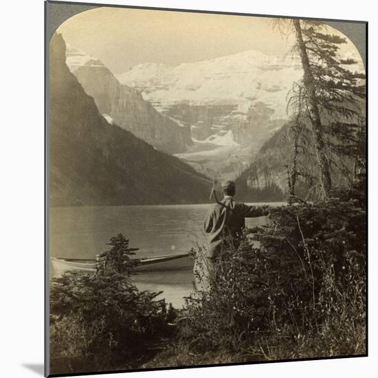 Mount Victoria, Rocky Mountains, Alberta, Canada-Underwood & Underwood-Mounted Photographic Print