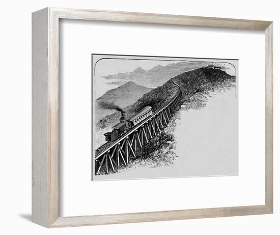 'Mount Washington Railway', 1883-Unknown-Framed Giclee Print