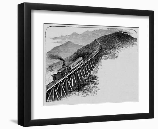 'Mount Washington Railway', 1883-Unknown-Framed Giclee Print