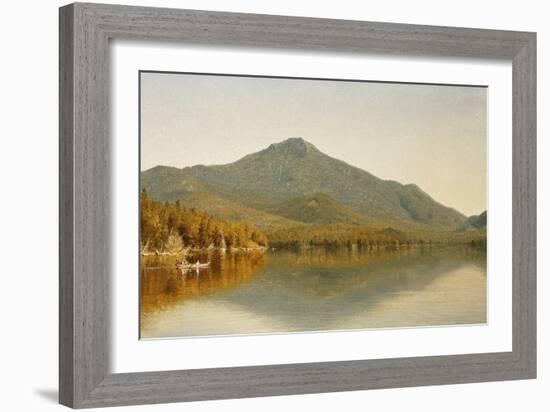 Mount Whiteface from Lake Placid, in the Adirondacks-Albert Bierstadt-Framed Giclee Print