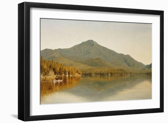 Mount Whiteface from Lake Placid, in the Adirondacks-Albert Bierstadt-Framed Giclee Print