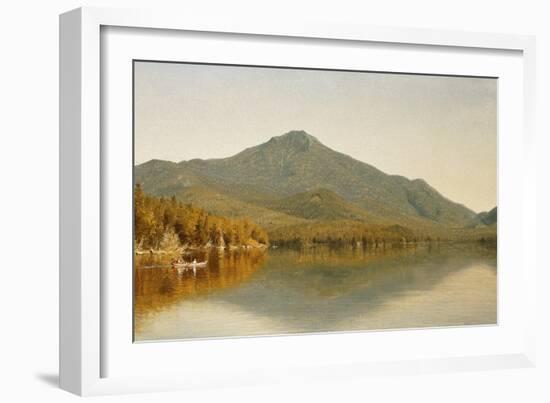 Mount Whiteface from Lake Placid, in the Adirondacks-Albert Bierstadt-Framed Giclee Print