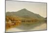 Mount Whiteface from Lake Placid, in the Adirondacks-Albert Bierstadt-Mounted Giclee Print