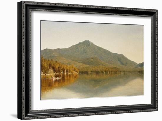 Mount Whiteface from Lake Placid, in the Adirondacks-Albert Bierstadt-Framed Giclee Print