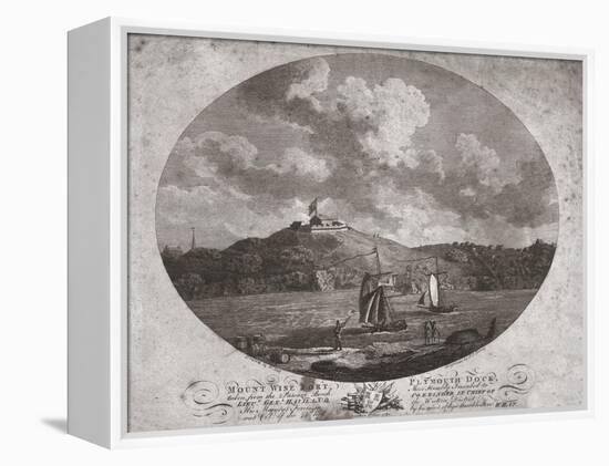 'Mount Wise Fort, Plymouth Dock.', 1780-Benjamin Thomas Pouncy-Framed Premier Image Canvas