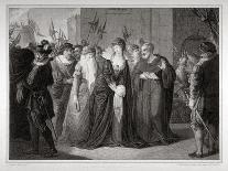 Lady Jane Grey Being Led to Her Execution at the Tower of London, 1554-Mountague Tomkins-Giclee Print