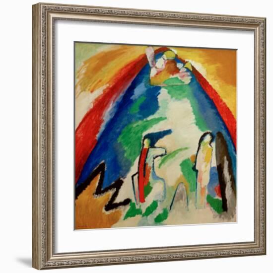 Mountain, 1909-Wassily Kandinsky-Framed Giclee Print