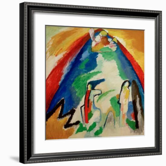 Mountain, 1909-Wassily Kandinsky-Framed Giclee Print