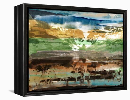 Mountain Abstract II-Sisa Jasper-Framed Stretched Canvas