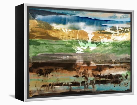 Mountain Abstract II-Sisa Jasper-Framed Stretched Canvas