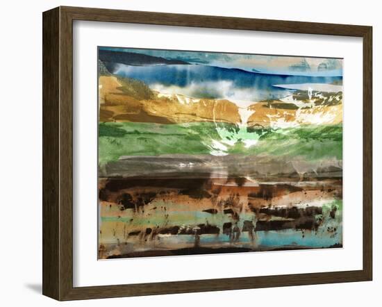 Mountain Abstract II-Sisa Jasper-Framed Art Print