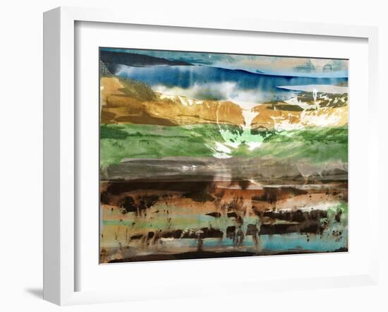 Mountain Abstract II-Sisa Jasper-Framed Art Print