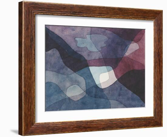 Mountain and Synthetic Air-Paul Klee-Framed Giclee Print