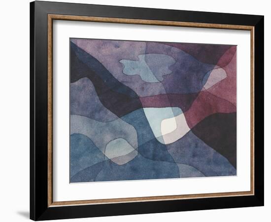 Mountain and Synthetic Air-Paul Klee-Framed Giclee Print