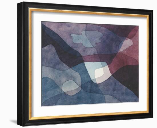 Mountain and Synthetic Air-Paul Klee-Framed Giclee Print