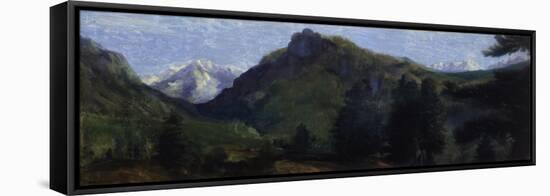 Mountain Beloved of Spring, C.1906-07 (Oil on Canvas)-Arthur Bowen Davies-Framed Premier Image Canvas