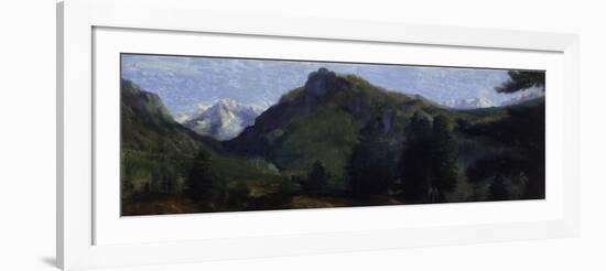 Mountain Beloved of Spring, C.1906-07 (Oil on Canvas)-Arthur Bowen Davies-Framed Giclee Print