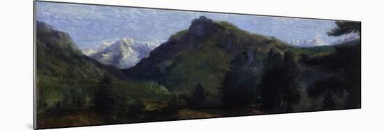 Mountain Beloved of Spring, C.1906-07 (Oil on Canvas)-Arthur Bowen Davies-Mounted Giclee Print
