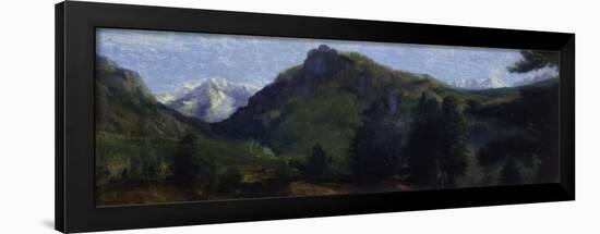 Mountain Beloved of Spring, C.1906-07 (Oil on Canvas)-Arthur Bowen Davies-Framed Giclee Print