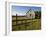 Mountain bike and barn on Birch Hill, New Durham, New Hampshire, USA-Jerry & Marcy Monkman-Framed Photographic Print