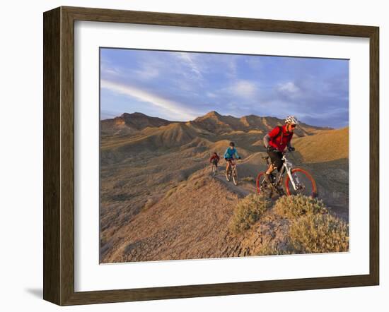 Mountain Bikers on the Zippy Doo Dah Trail in Fruita, Colorado, Usa-Chuck Haney-Framed Photographic Print