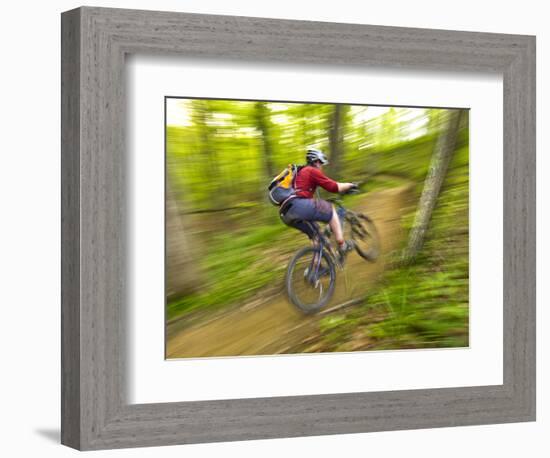 Mountain Biking at Brown County State Park in Indiana, Usa-Chuck Haney-Framed Photographic Print