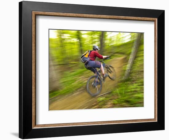 Mountain Biking at Brown County State Park in Indiana, Usa-Chuck Haney-Framed Photographic Print