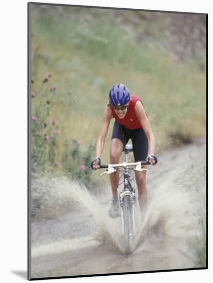 Mountain Biking, Boulder, Colorado, USA-Lee Kopfler-Mounted Photographic Print