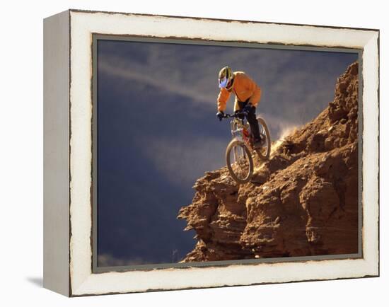 Mountain Biking-null-Framed Premier Image Canvas