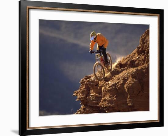 Mountain Biking-null-Framed Photographic Print