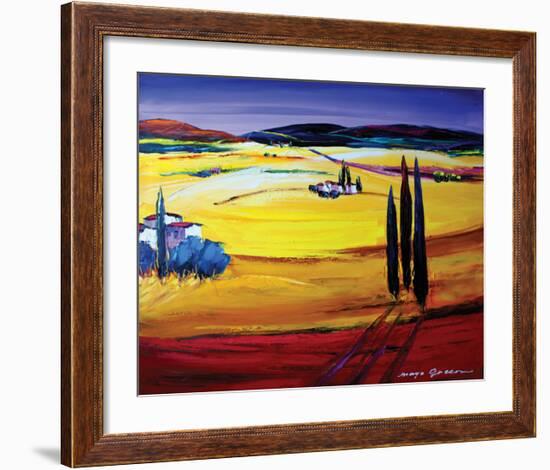 Mountain Breeze-Maya Green-Framed Premium Giclee Print