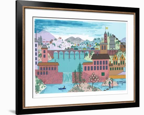 Mountain Bridge-Jack Hofflander-Framed Limited Edition