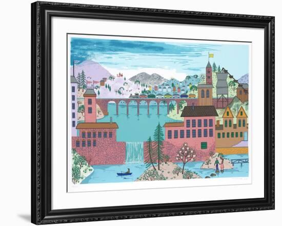 Mountain Bridge-Jack Hofflander-Framed Limited Edition