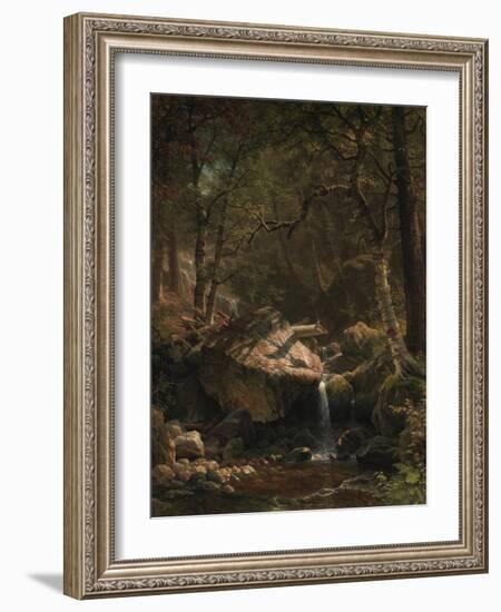 Mountain Brook, 1863-Albert Bierstadt-Framed Giclee Print