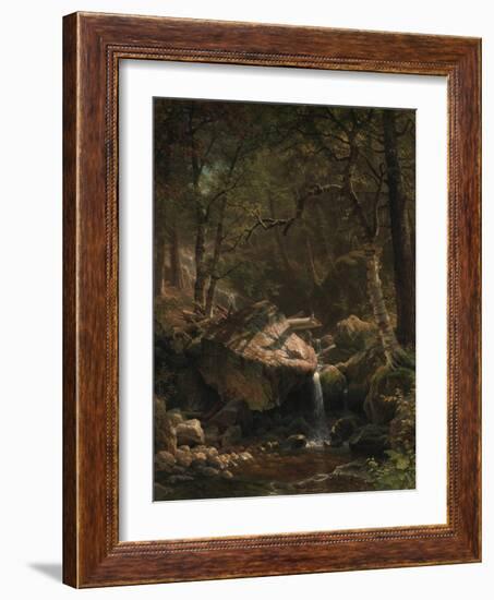 Mountain Brook, 1863-Albert Bierstadt-Framed Giclee Print