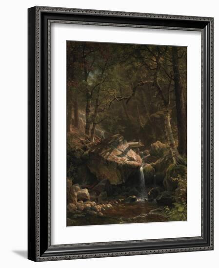 Mountain Brook, 1863-Albert Bierstadt-Framed Giclee Print