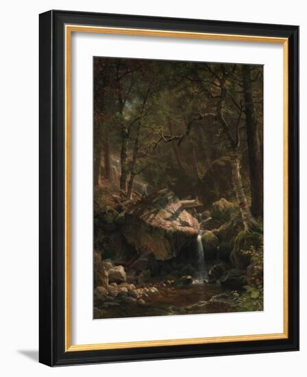 Mountain Brook, 1863-Albert Bierstadt-Framed Giclee Print